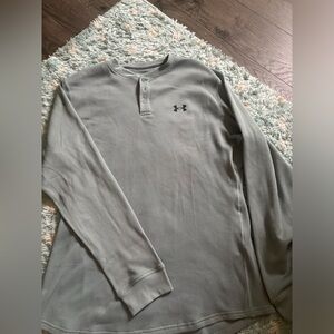 Grey under armour long sleeve